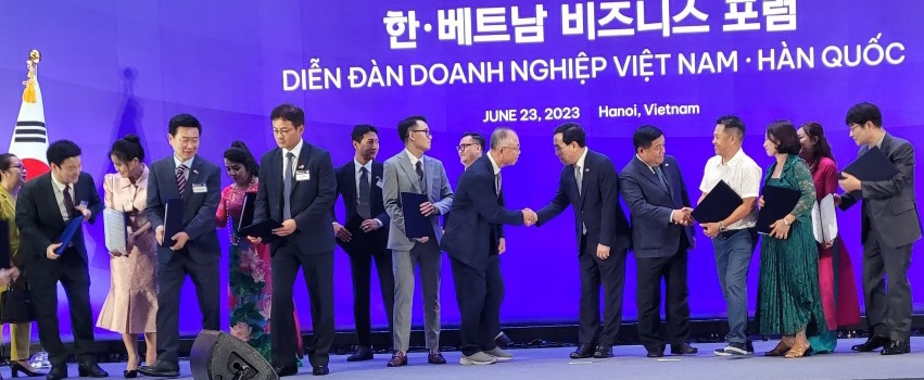 PHƯỚC AN JM THAM GIA DIỄN ĐÀN DOANH NGHIỆP VIỆT NAM - HÀN QUỐC 2023